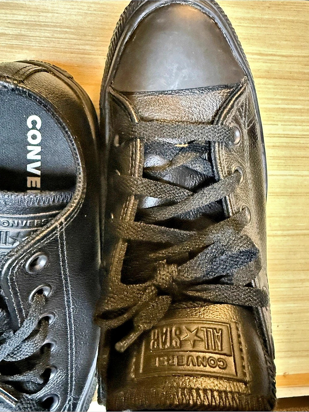 Converse Chuck Taylor All Star Leather Low Top Black Mono | Men’s 7 / Women’s 9